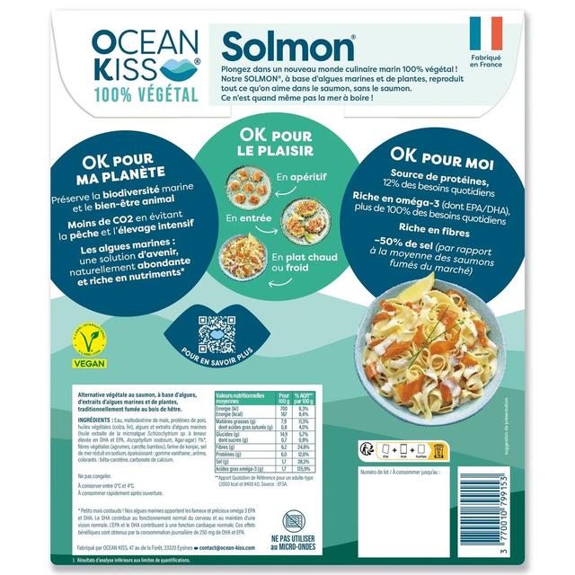 3770010799153 - Ocean Kiss - Alternative Végétale Solmon fumé au bois de Hêtre