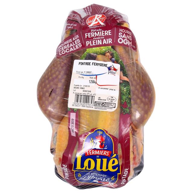 3238990478098 - Loué - Pintade Entière Prête à Cuire Label Rouge