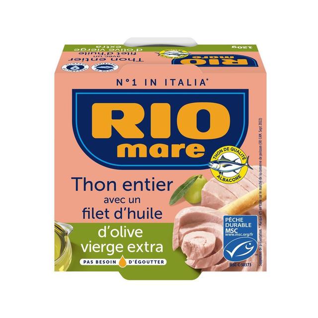 8004030950054 - Rio Mare - Thon Entier MSC avec un Filet d'Huile d'Olive Vierge Extra