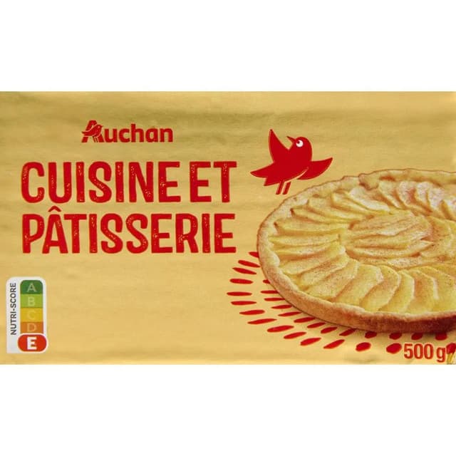 3254560010154 - Auchan - Margarine cuisine et pâtisserie