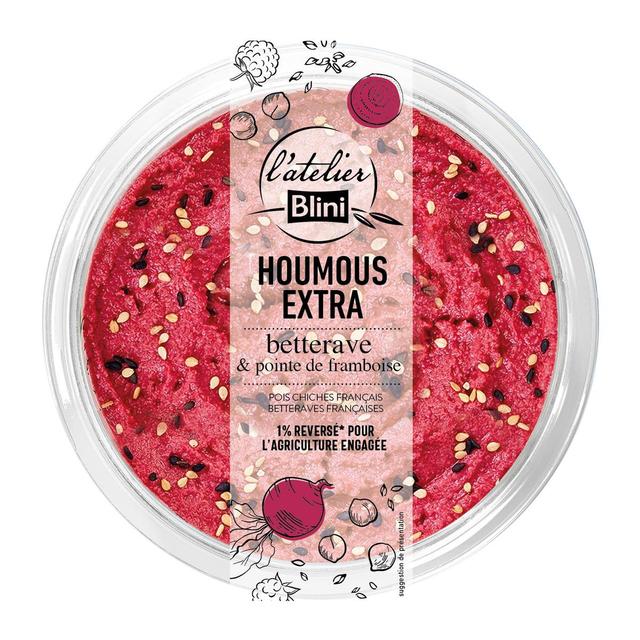 3292070011254 - Atelier Blini - Houmous Extra à la Betterave et Pointe de Framboise