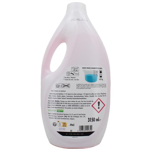 8006530192354 - Dash - Lessive liquide Jasmin et Rose de mai