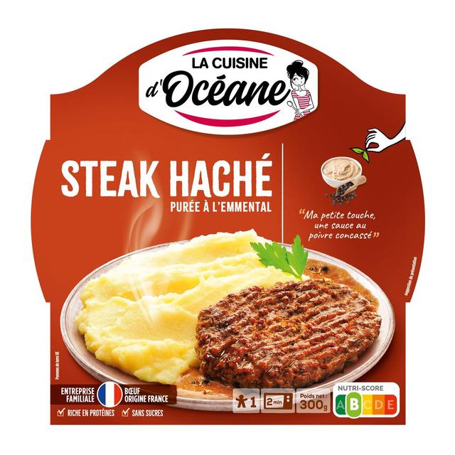 3188720002454 - La Cuisine d'Océane - Steak haché charolais et purée à l'emmental