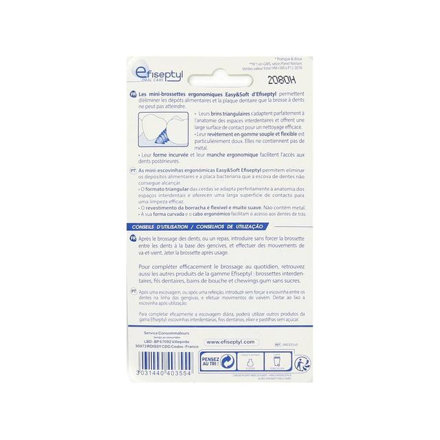 3031440403554 - Efiseptyl - Mini-brossettes ergonomiques douces et flexibles