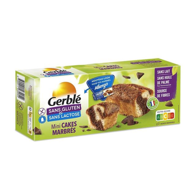 3700211234054 - Gerblé Sans Gluten Sans Lactose - Mini cakes marbrés sans gluten et sans lactose