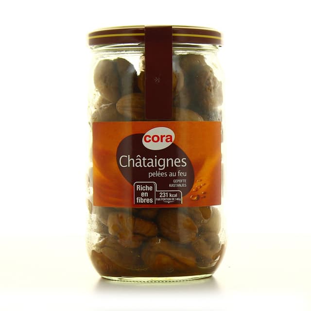 3257980205254 - Cora - Châtaignes sous vide
