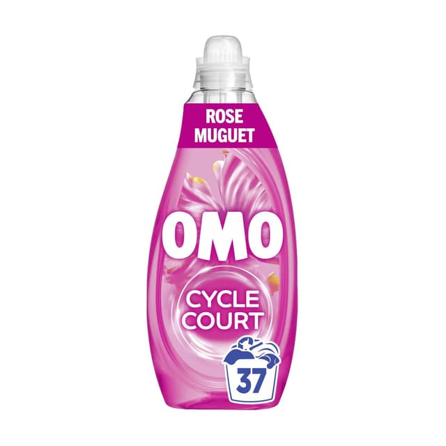 8720181816154 - Omo - Lessive Liquide Cycle Court Parfum Rose Muguet