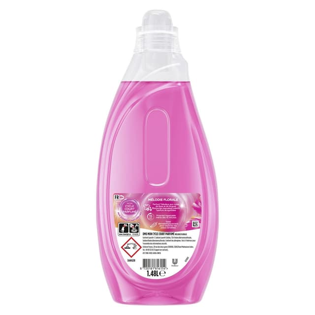 8720181816154 - Omo - Lessive Liquide Cycle Court Parfum Rose Muguet