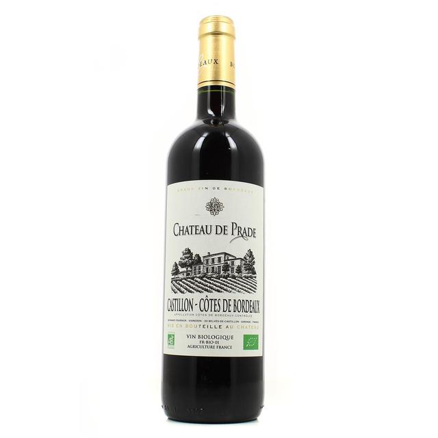 3496631337054 - Castillon Cotes de Bordeaux AOP - Château de Prade Bio
