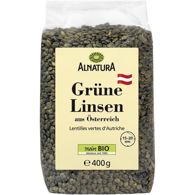 4104420207554 - Alnatura - Lentilles vertes bio