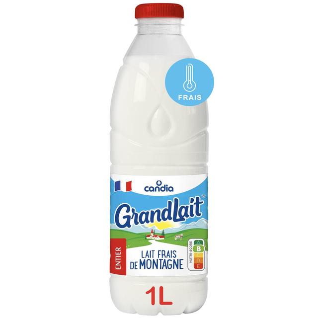 3533630097654 - Candia - Lait frais de montagne entier Grandlait