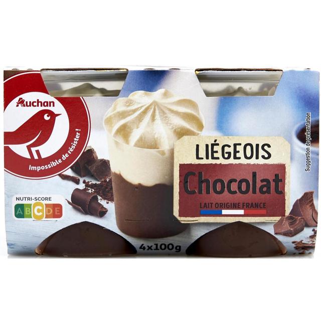 3596710258154 - Auchan - Liégeois au chocolat