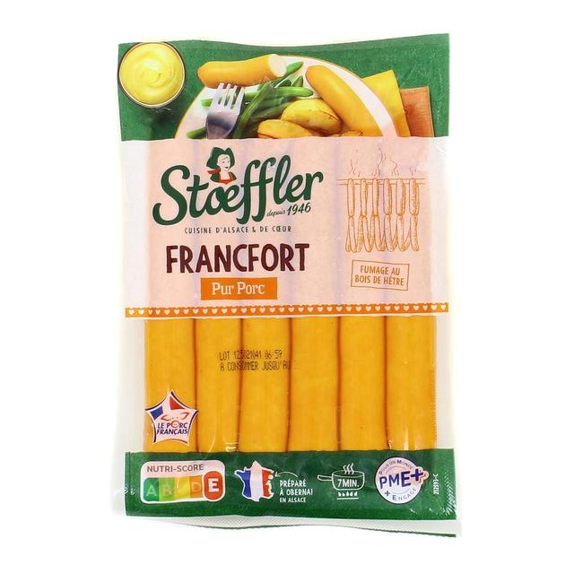 3235080008654 - Stoeffler - Saucisses de Francfort