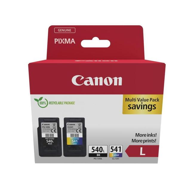8714574679761 - Canon - Cartouche d'encre Noir, Cyan, Magenta, Jaune - PG 540 + CL 541