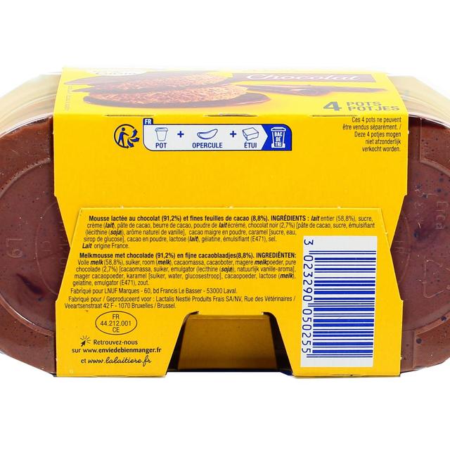 3023290050255 - La laitière - Feuilleté mousse chocolat