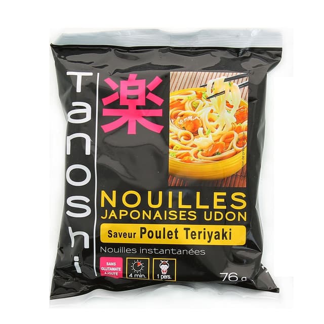 3229820790855 - Tanoshi - Japon - Nouilles japonaises Udon saveur poulet teriyaki