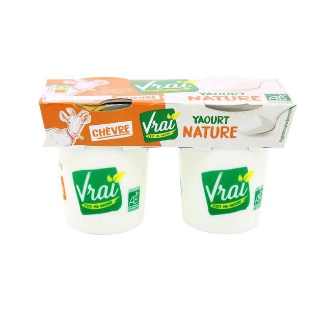 3273220540855 - Vrai - Yaourt de chevre nature, Bio