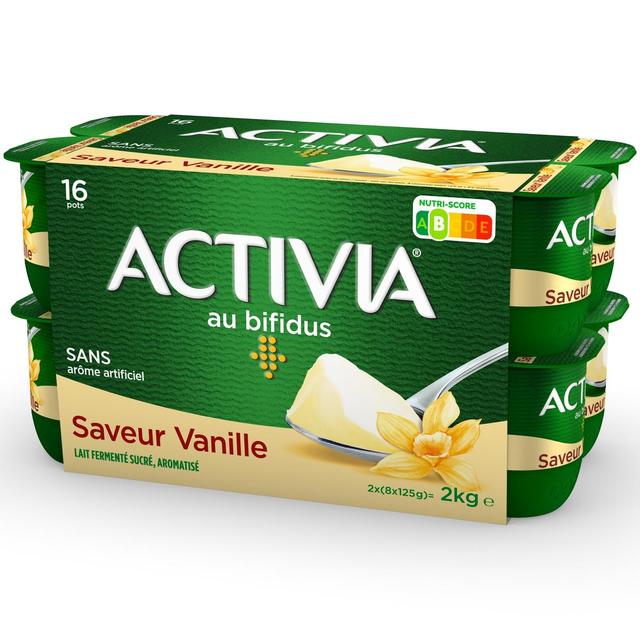 3033491350955 - Activia - Yaourt saveur vanille bifidus