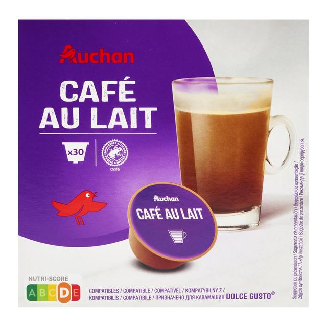 3245678151655 - Auchan - Capsules de café au lait