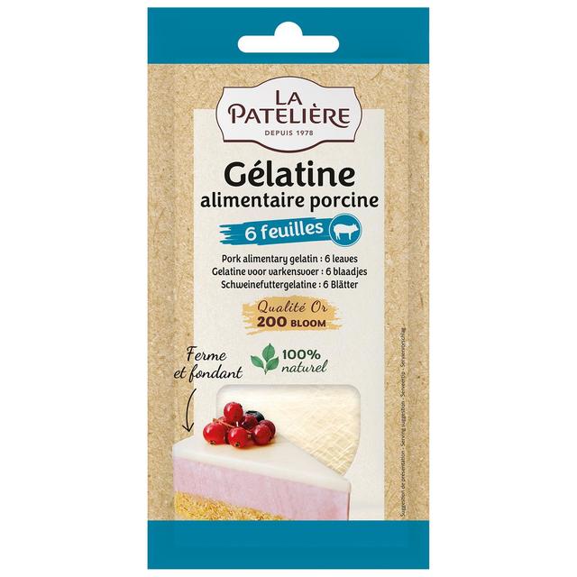 3278584442555 - La Patelière - Gélatine alimentaire 6 feuilles