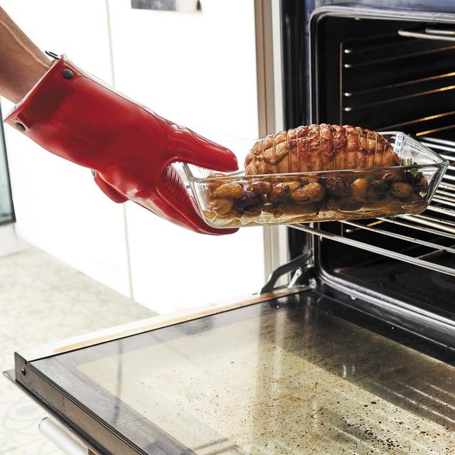 3485990823155 - Mastrad - Gant silicone et textile Rouge