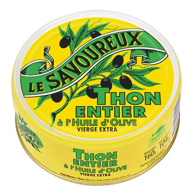 3263670034455 - Le Savoureux - Thon Entier à l'Huile d'Olive Vierge Extra