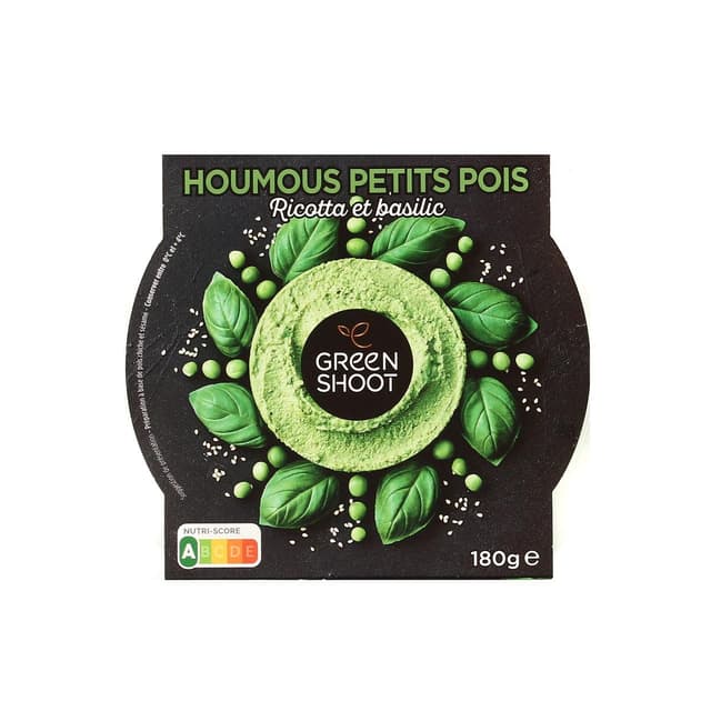 3760132084855 - Greenshoot - Houmous Petit Pois Ricotta et basilic