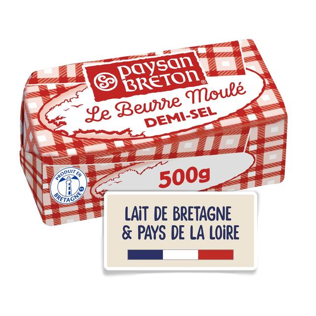 3412290016055 - Paysan Breton - Beurre moulé demi sel