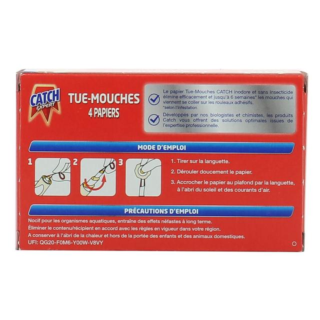 3152210226255 - Catch - Papiers inodores tue-mouches