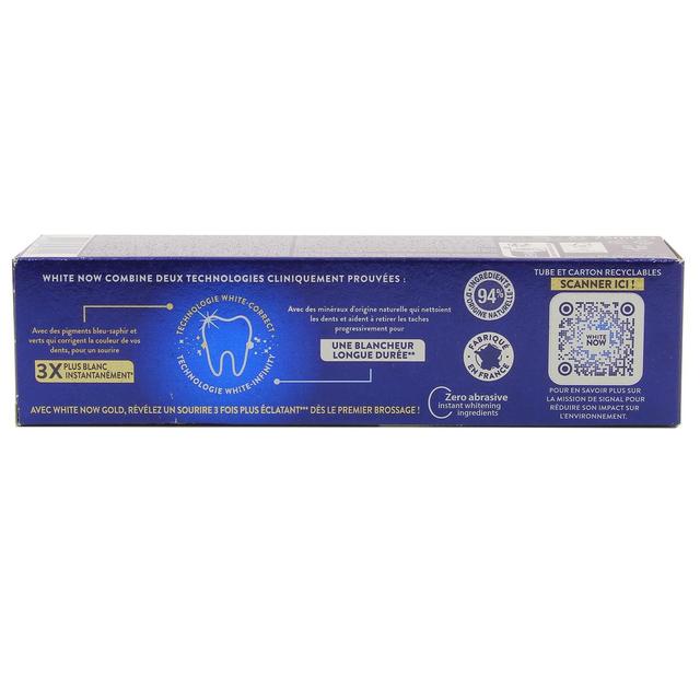 8720181327155 - Signal - Dentifrice blancheur Extra Brillance White Now Gold