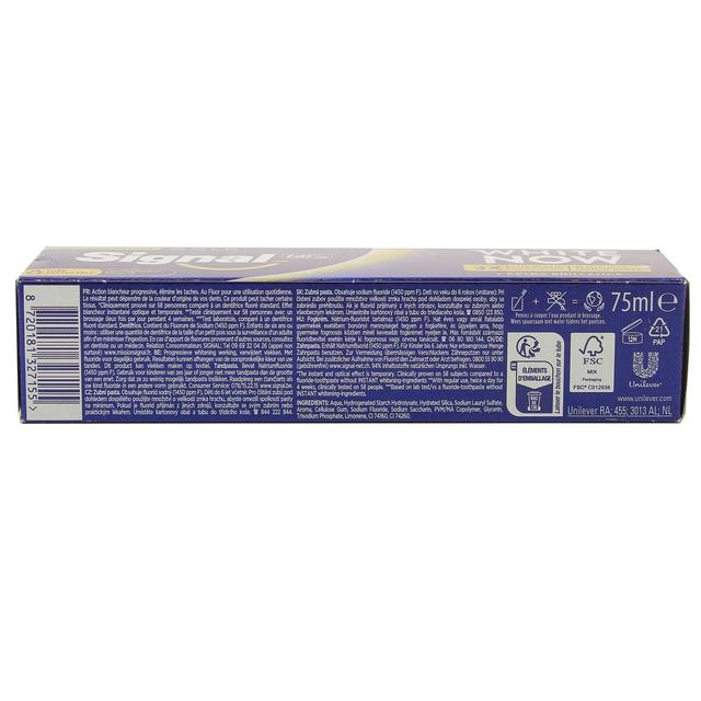 8720181327155 - Signal - Dentifrice blancheur Extra Brillance White Now Gold