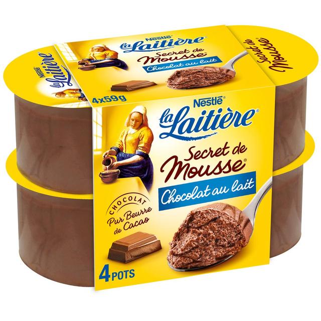 3023290009055 - La laitière - Secret de mousse chocolat au lait