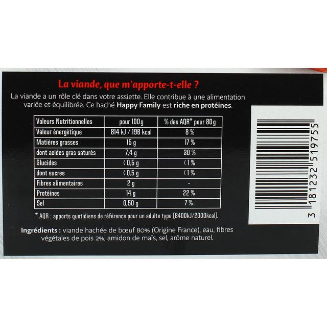 3181232519755 - Charal - Hachés moelleux au b¿uf