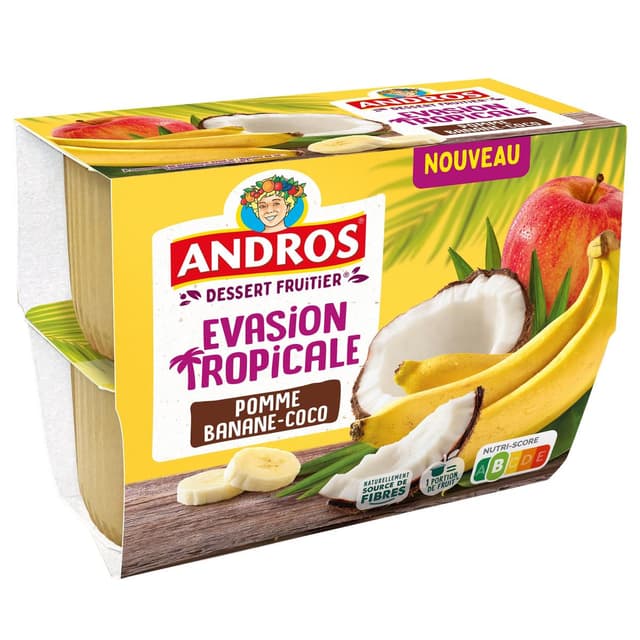3608580190356 - Andros - Evasion Tropicale Pomme Banane Coco