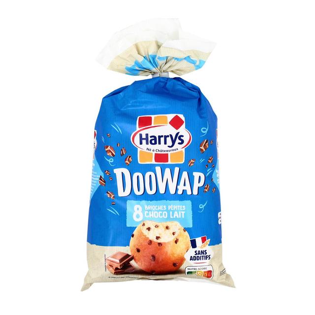 3228857001156 - Harrys - DooWap Brioche Individuelle Pépites de Chocolat au Lait Sans Additifs
