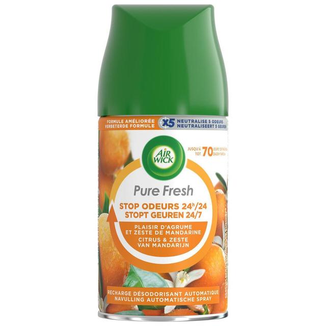 3665468302256 - Air Wick - Recharge Pure Fresh Plaisir d'Agrume et Zeste de Mandarine