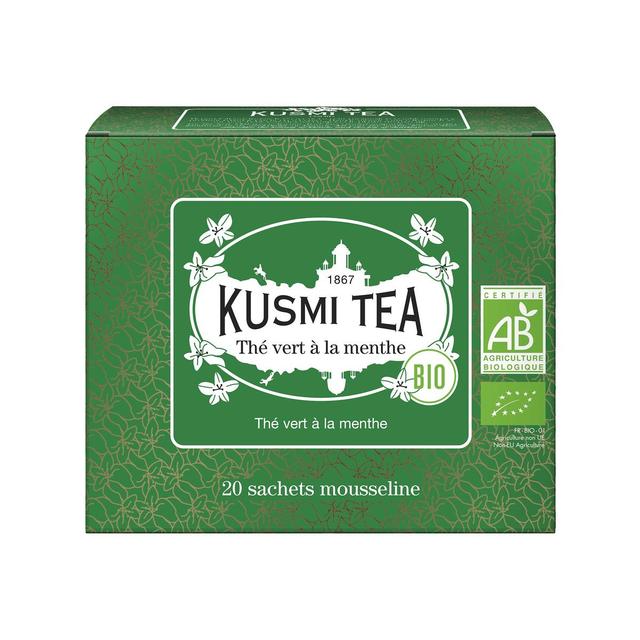 3585810082356 - Kusmi Tea - Thé Vert à la Menthe Bio