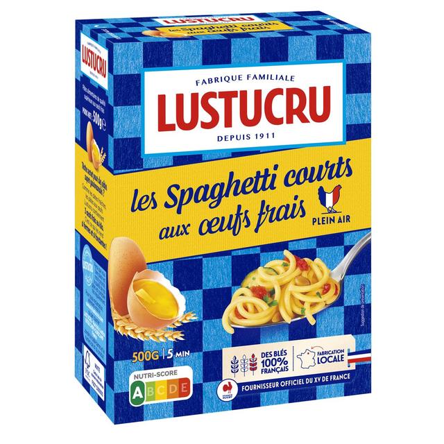 3660861002956 - Lustucru - Pâtes Spaghetti Courts aux Oeufs Frais