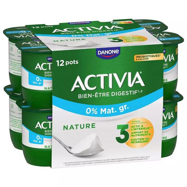 3033491224256 - Activia - Yaourt nature 0%