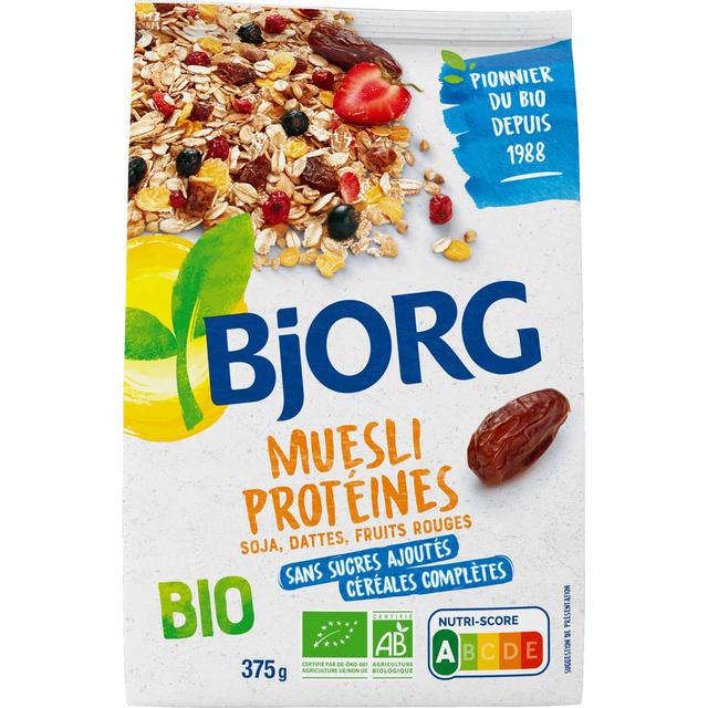 3229820794556 - Bjorg - Muesli protéines soja, dattes, fruits rouges bio