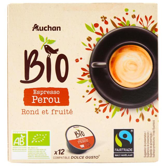 3245678115756 - Auchan BIO - Capsules de café Espresso Pérou Bio