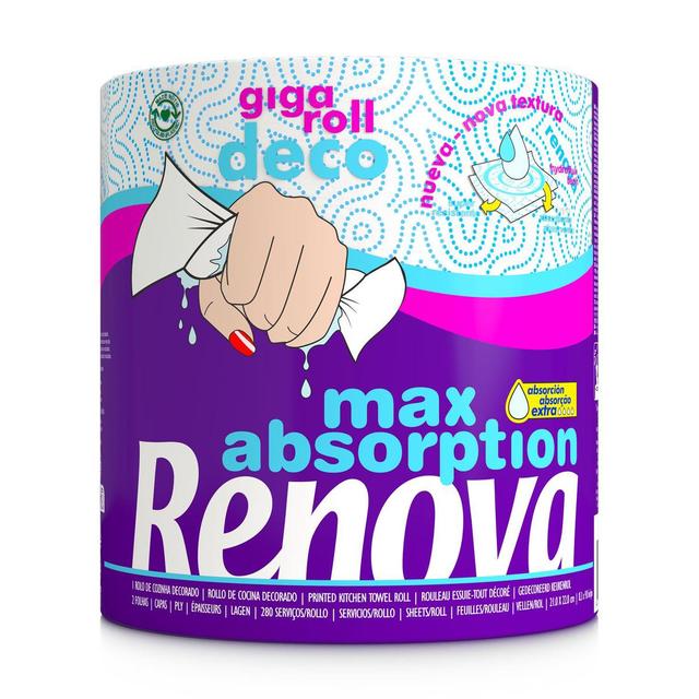 5601028026956 - RENOVA - Essuie-tout Gigaroll Max Absorption Deco