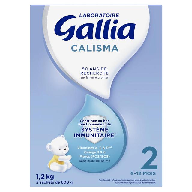 3041091477156 - Laboratoire Gallia - Lait bébé en poudre Calisma 2ème âge, 6-12 mois