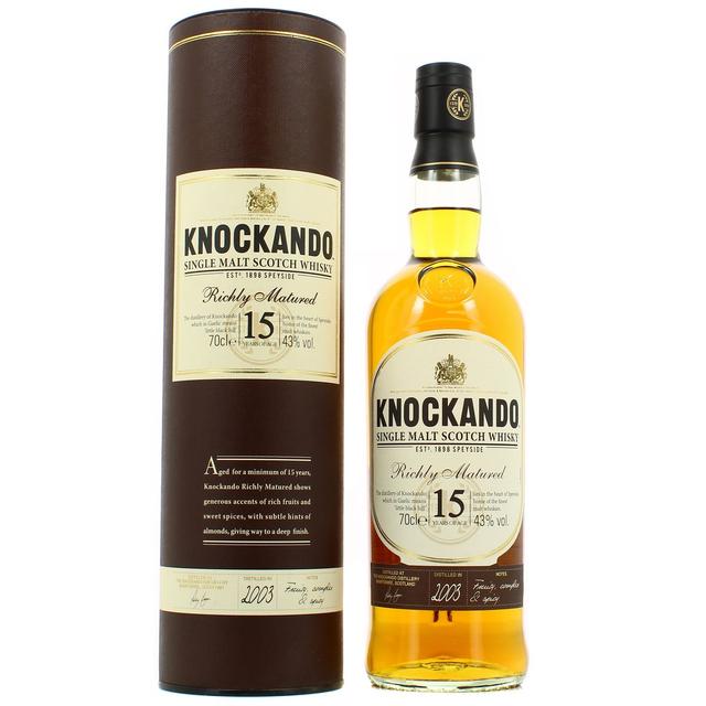 5010103927956 - Knockando - Scotch whisky single malt 15 ans 40°