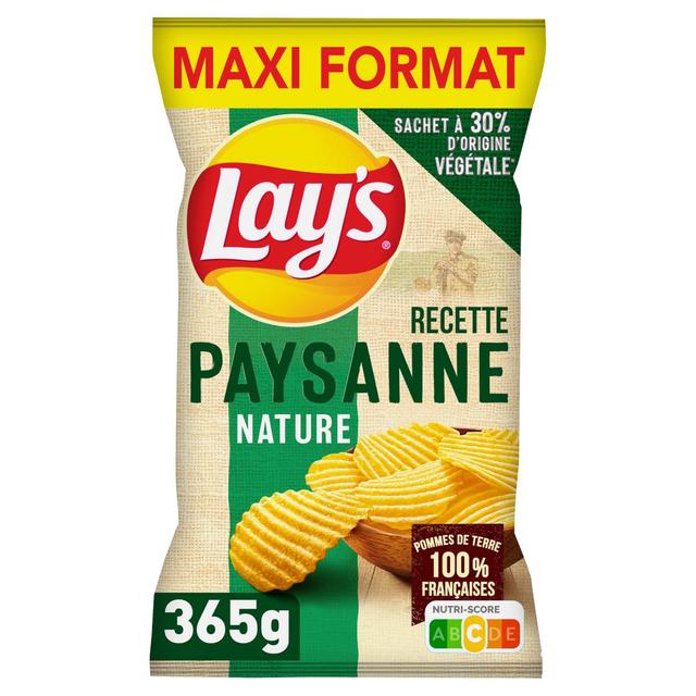 3168930168256 - Lay's - Chips recette paysanne nature