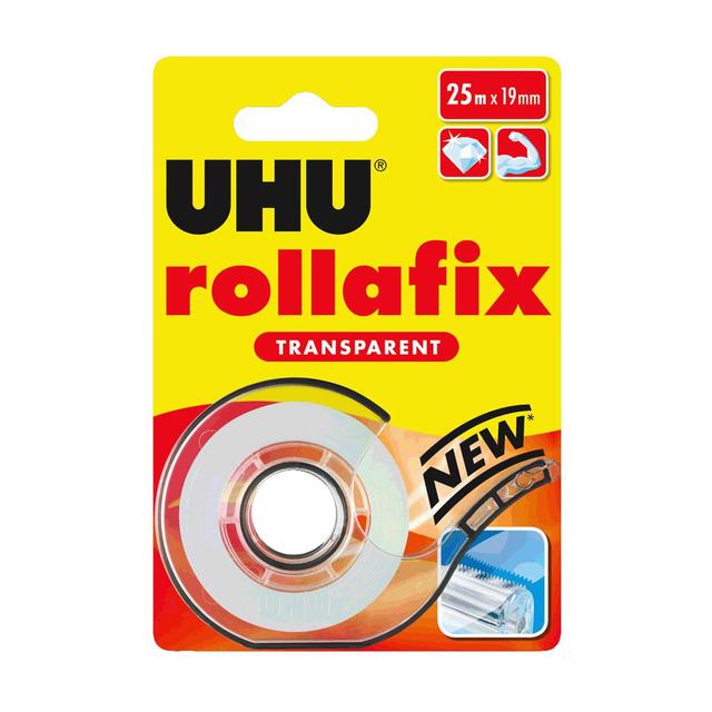 4026700369656 - Uhu - Dévidoir adhésif Rollafix transparent