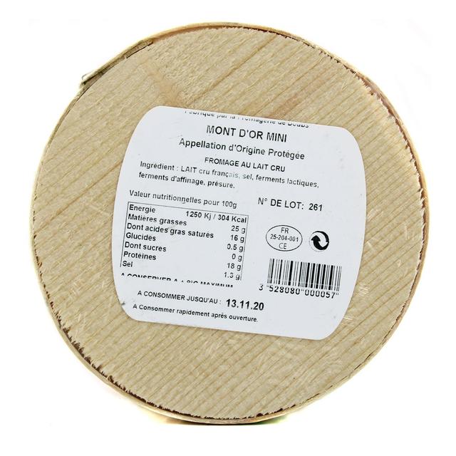 3520115810174 - Les Petites Laiteries - Mini Mont D'Or AOP - Lait de vache cru