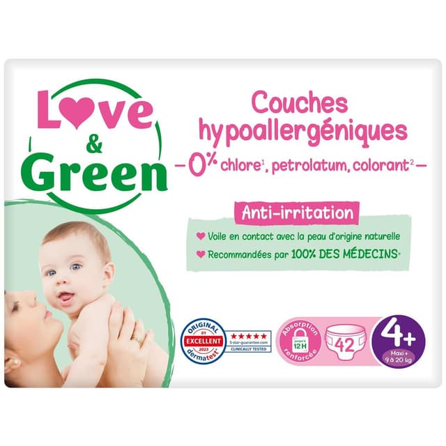 3700668700157 - Love & Green - Couches écologiques T4 + 9/20kg