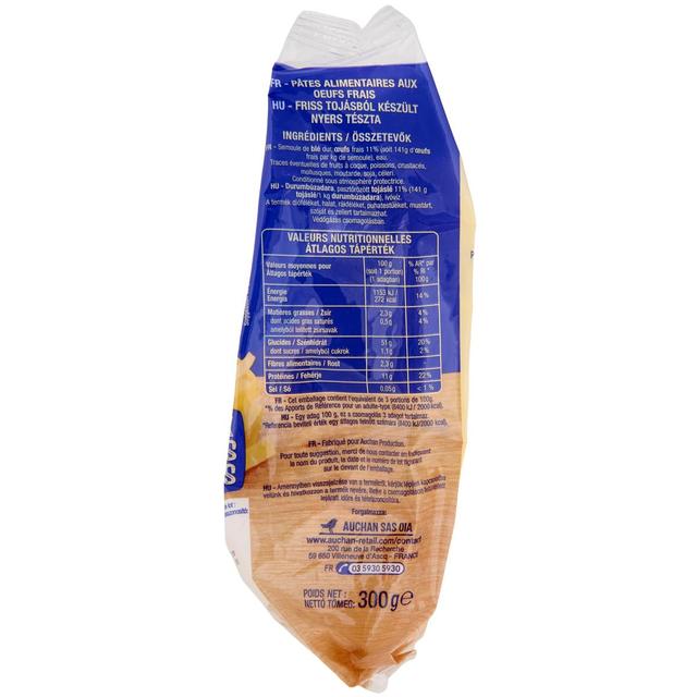 3596710460557 - Auchan - Tagliatelles aux Oeufs Frais