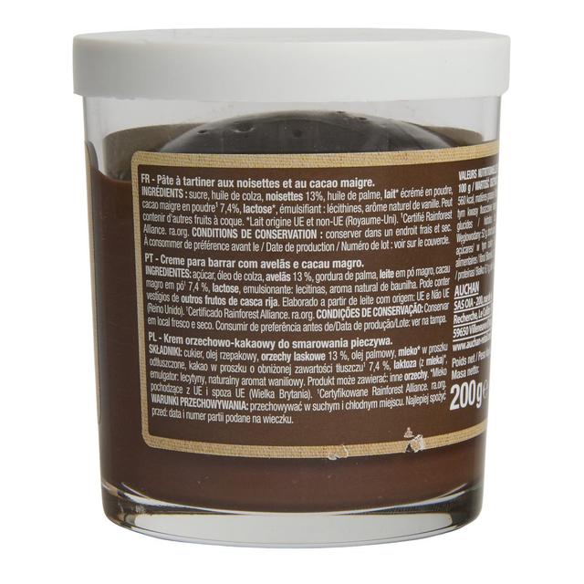 3596710552757 - Auchan - Pâte à tartiner cacao noisette